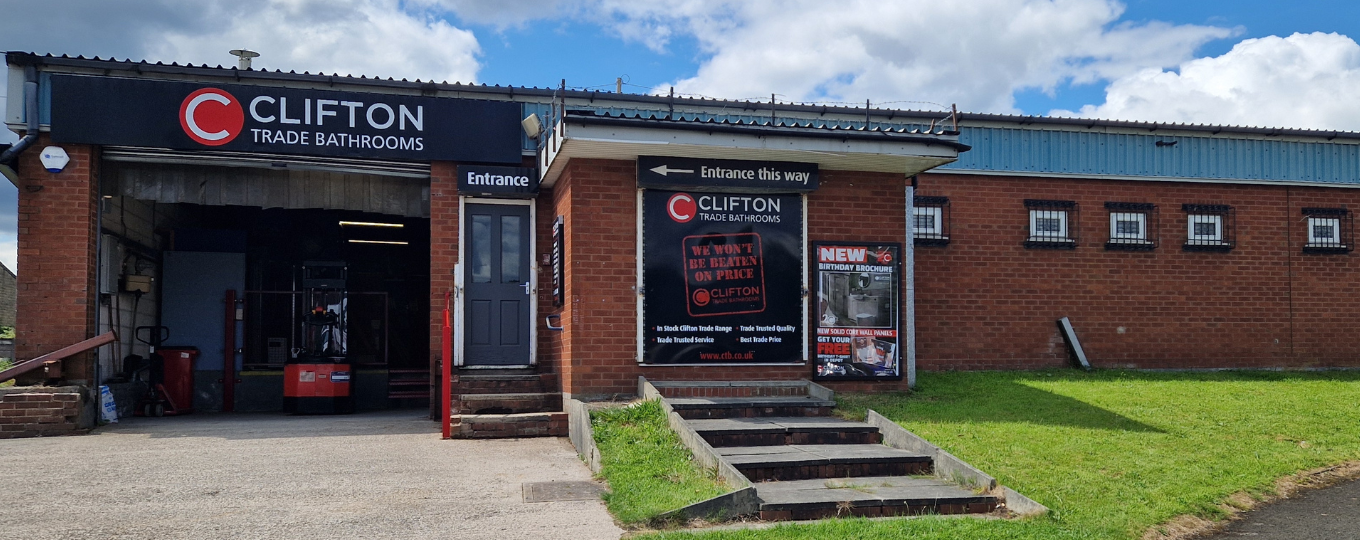 Bury Showroom Website Desktop