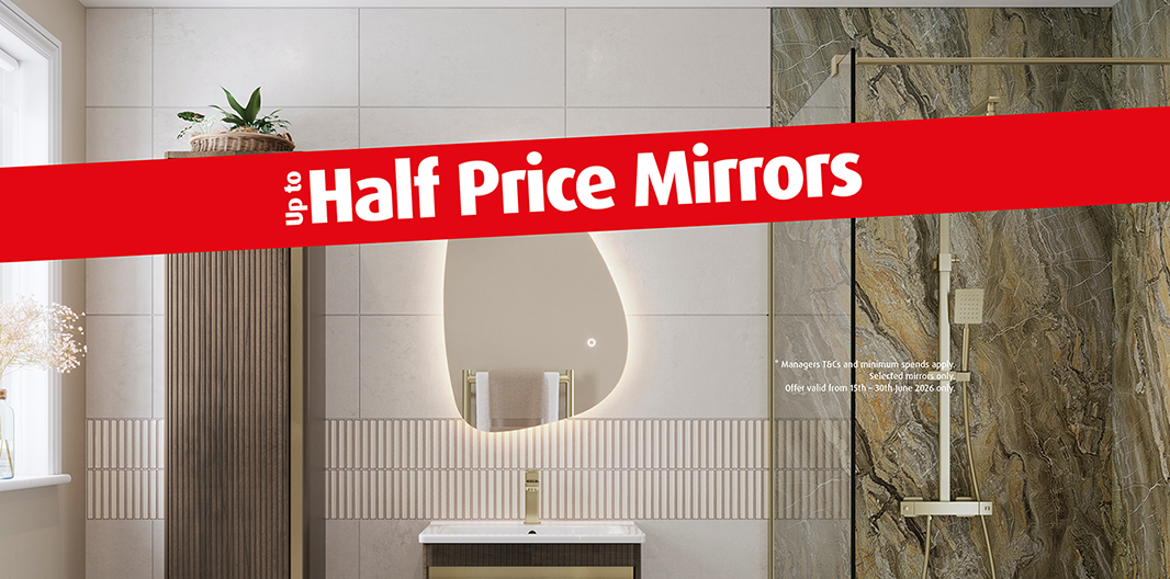Half Price Mirrors Campaign Desktop