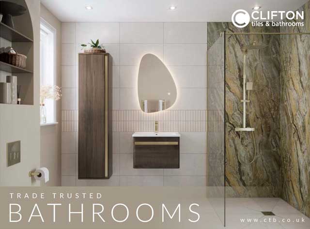 Clifton Trade Bathrooms Brochure Cover