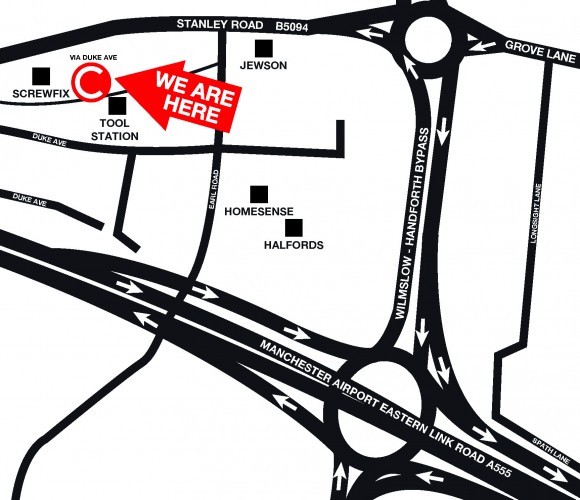 CheadleMapArrow