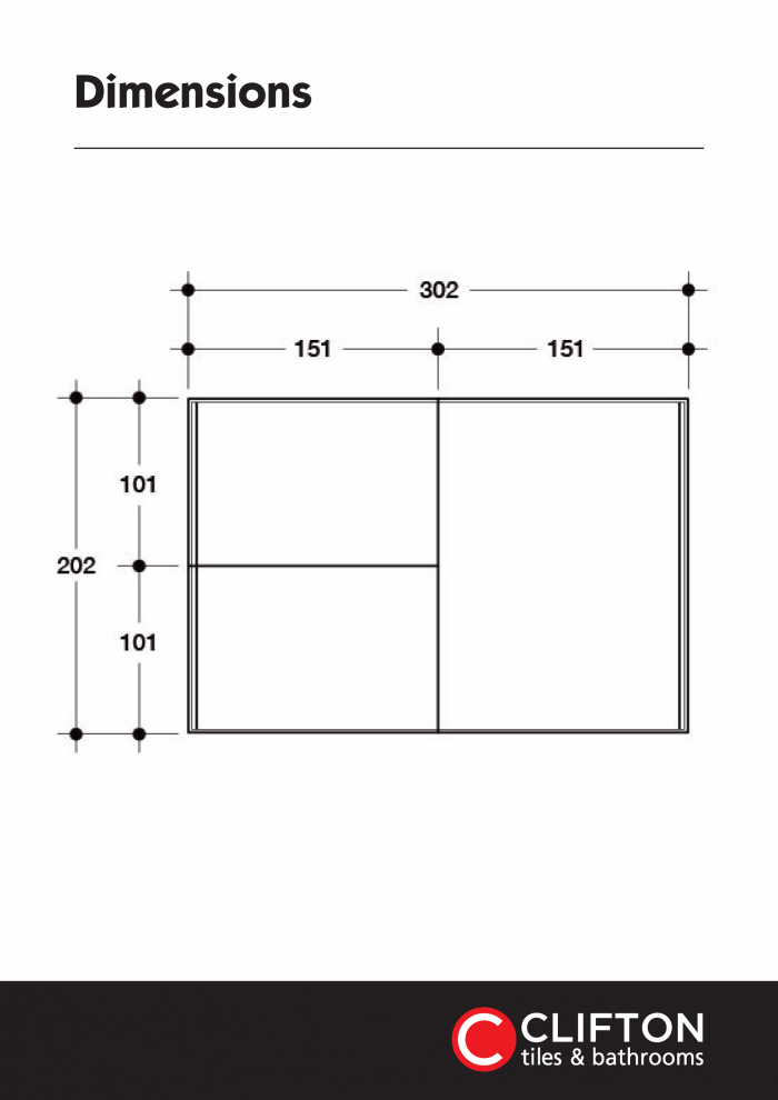 1004730 Clifton Furniture Accessories Dimensions Fuado20 002