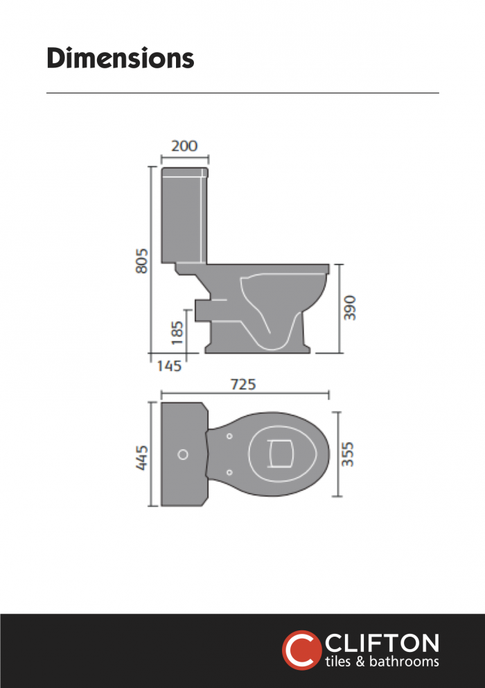 999130 Clifton Classic Toilet Dimensions Poclcc Ldpng 1