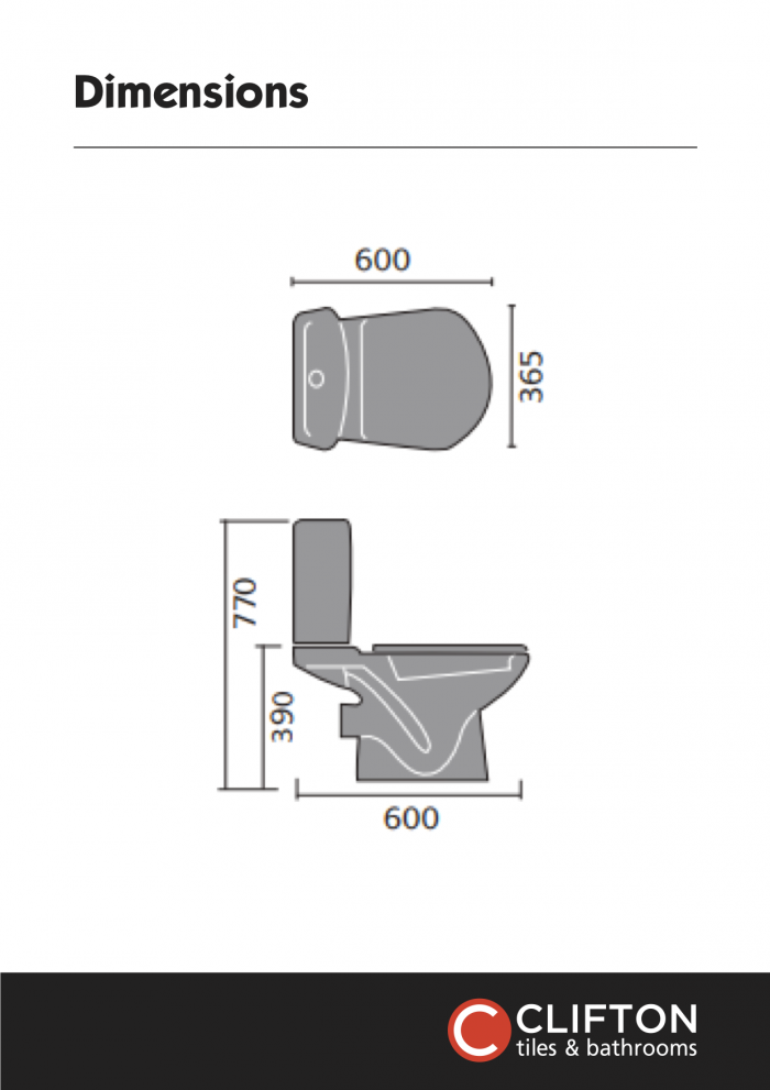 999130 Clifton Provence Compact Toilet Dimensions Poprcc Ldpng 1
