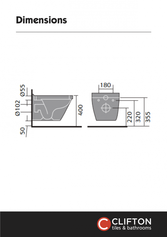 999130 Clifton Provence Ease Wall Hung Toilet Dimensions Popro16 Ldpng 1