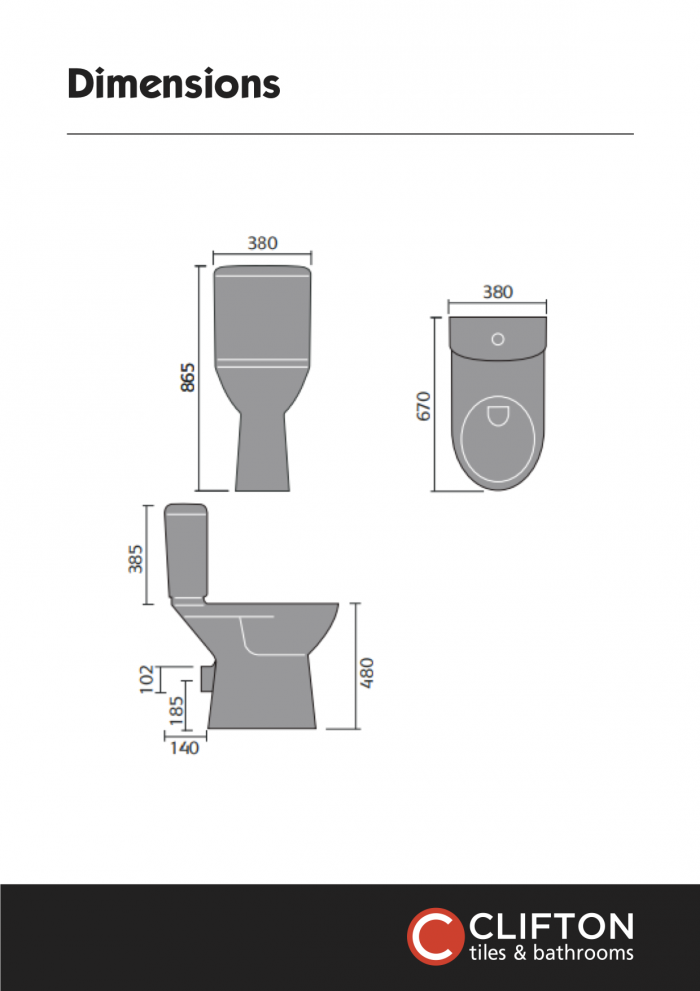 999130 Clifton Rimini Ease Toilet Dimensions Poricc Ldpng 1