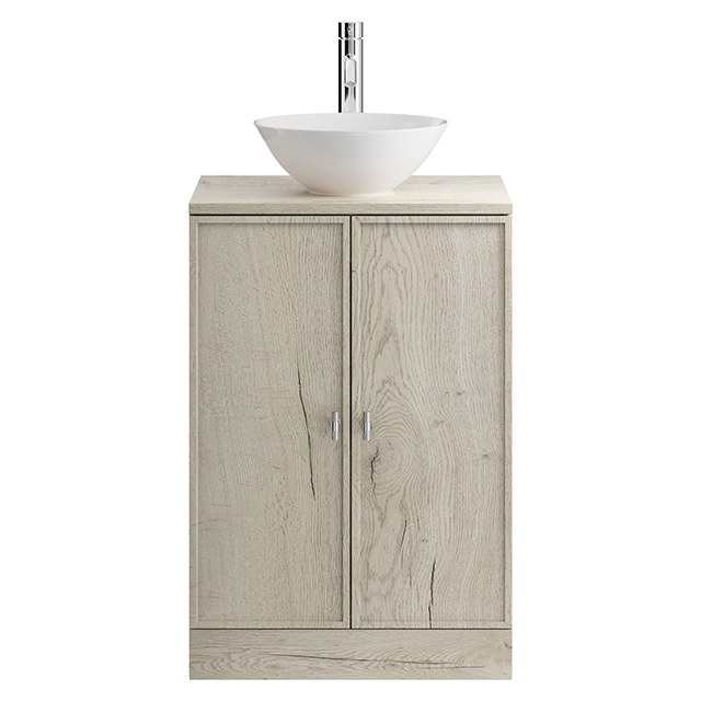 Mainimage 550mm Floor Standing Double Door Framed Ctop Ash 640x640