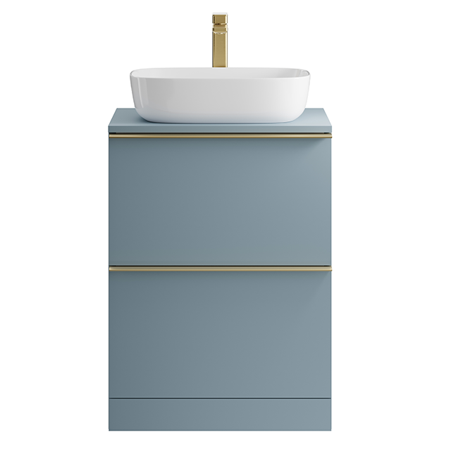 Mainimage550mm Floor Standing Drawer Countertop Dusky Blue 640x640