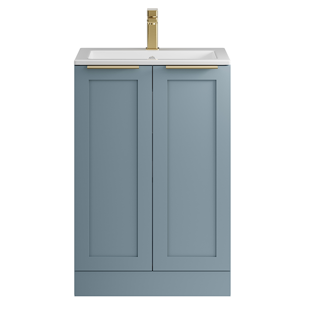 Mainimage550mm Floor Standing Shaker Double Door Dusky Blue 640x640