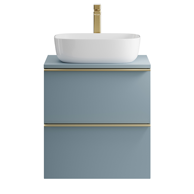 Mainimage550mm Wall Mounted Countertop Dusky Blue 640x640