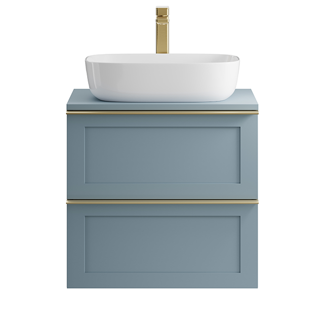 Mainimage550mm Wall Mounted Shaker Countertop Dusky Blue 640x640