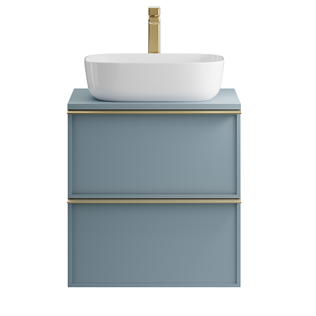 MainimageAvior Choice 550mm Wall Mounted Framed Countertop Dusky Blue 640x640