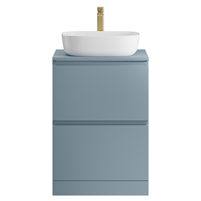 MainimageFloor Standing Drawer Handleless Countertop Dusky Blue 640x640