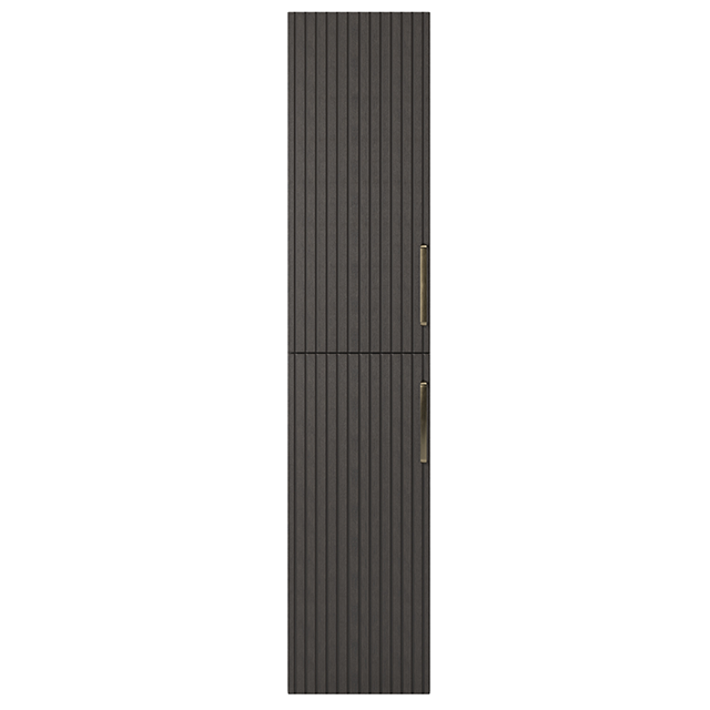 MainimageMounted Tall Cabinet Fluted Dark Oak 640x640