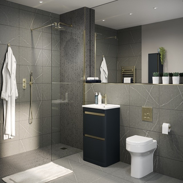 600 Floorstanding Unit - Midnight Blue | Clifton Trade Bathrooms