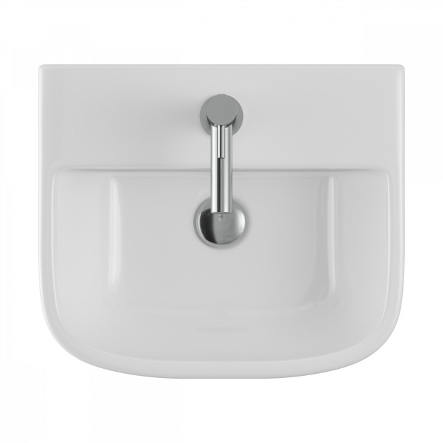 spacesaver semi rec soft square basin above