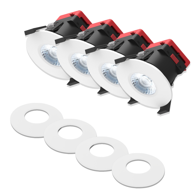 White Dimmable 4 Pack