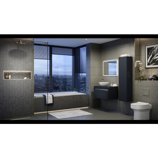 600mm Vanity with Basin – Midnight Blue | Clifton Trade Bathrooms