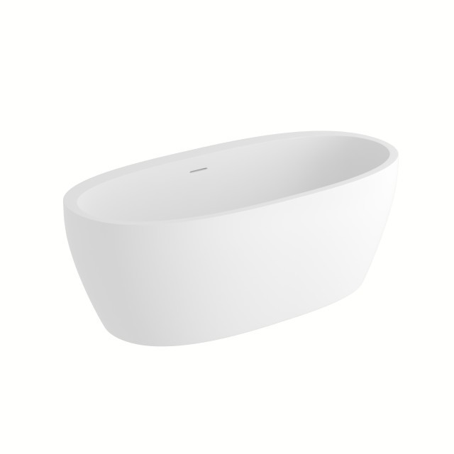 Round Freestanding Bath BAFSRMS - White