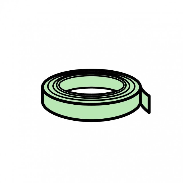 Clifton Edging Tape Line Drawing Green