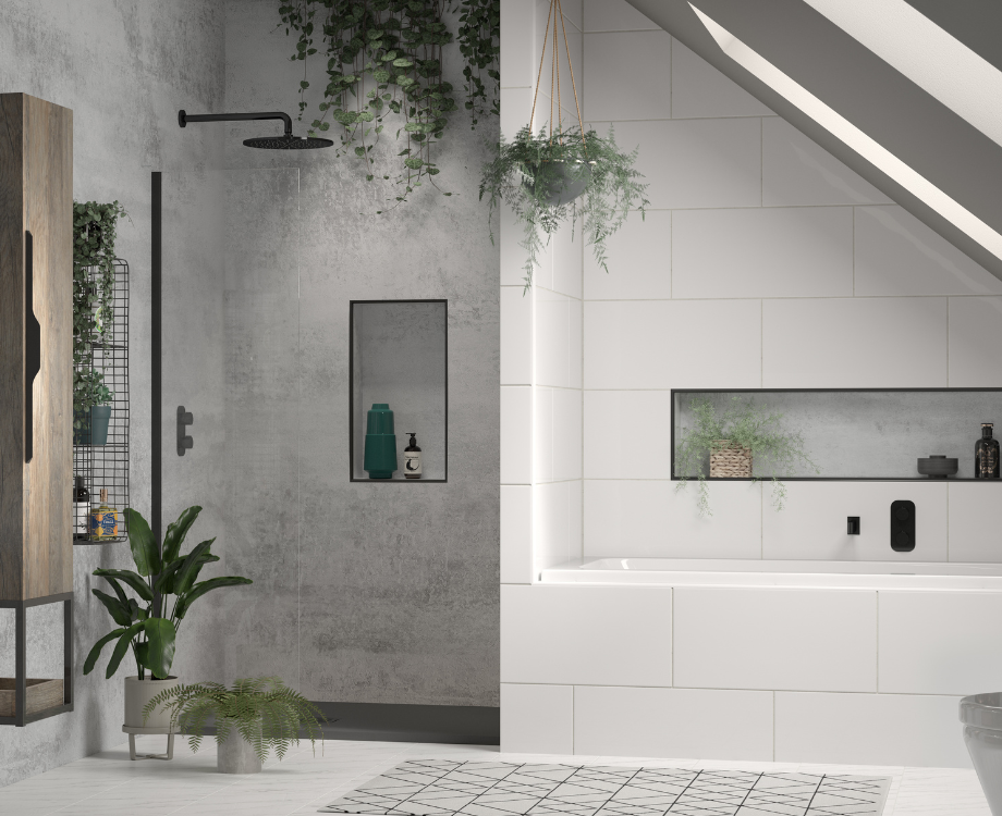 Double Grid Wetrooms Showers Enclosures