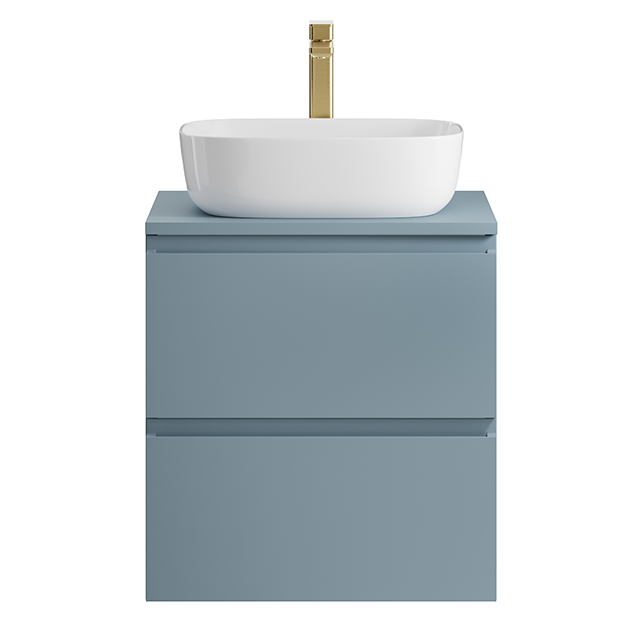 Mainimage550mm Wall Mounted Handleless Countertop Dusky Blue 640x640