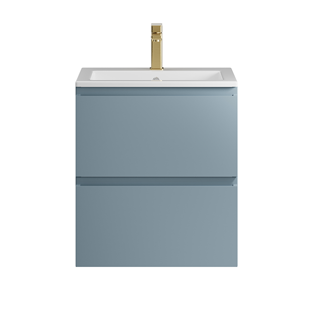 Mainimage550mm Wall Mounted Handleless Dusky Blue 640x640