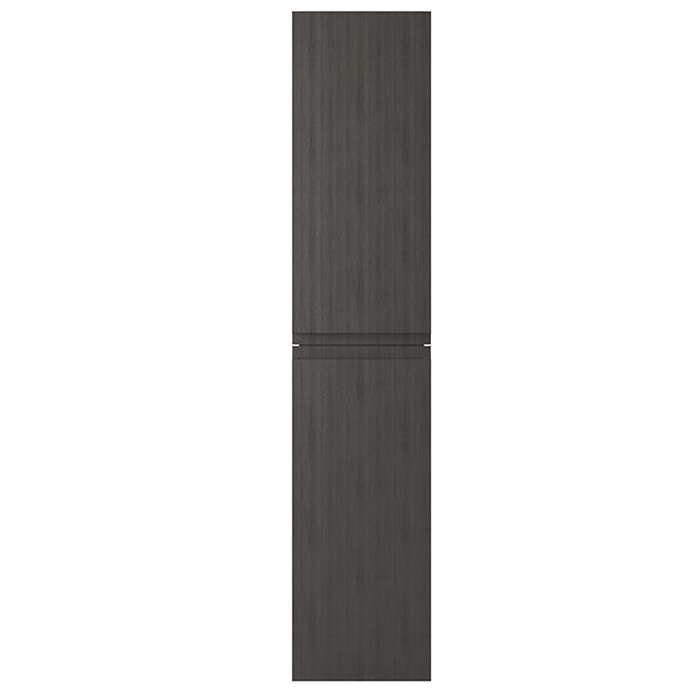 MainimageMounted Tall Cabinet Handleless Dark Oak