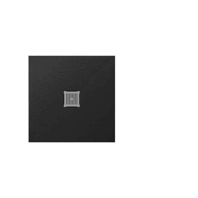 Blacksquarestonetraychromegrill