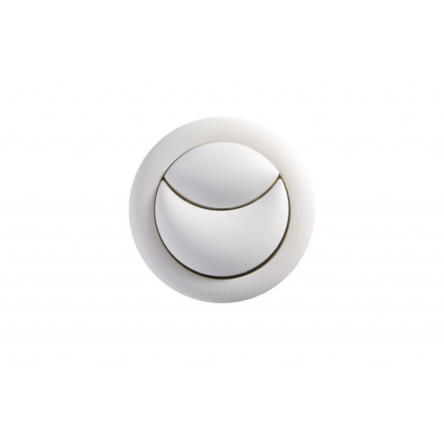 Pouset1w Push Button White